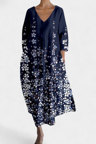 Isalinde Comfortable V-neck Dress